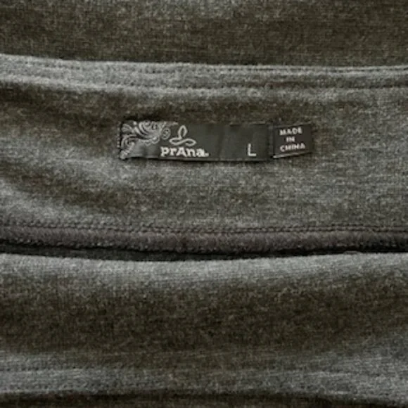 prAna Gianna Ponte Knit Skirt in Charcoal - Large - Picture 6 of 8